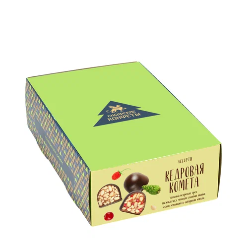 №2 Кедровая комета Ассорти (9429) (классика, клюква, шишка, земляника), 540г   в Моршанске