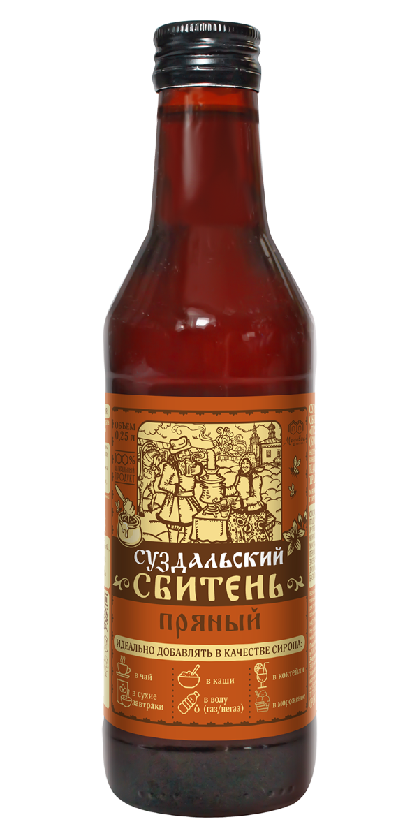 №3 Сбитень Суздальский "Пряный"(блок 8шт по 250мл) в Моршанске
