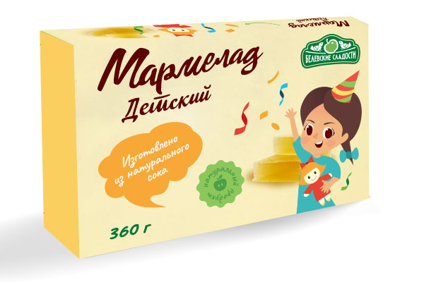 №2 Мармелад  "Детский" белевский 360г   в Моршанске