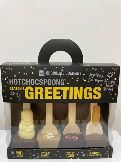  Набор шоколадных ложек «SEASON`S GREETINGS» (4 ложки по 50 гр), 200гр в Моршанске