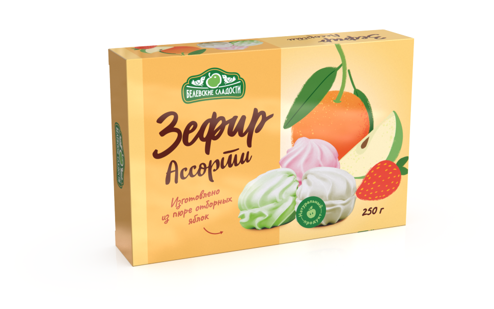  Зефир белевский "Ассорти" 250г в Моршанске